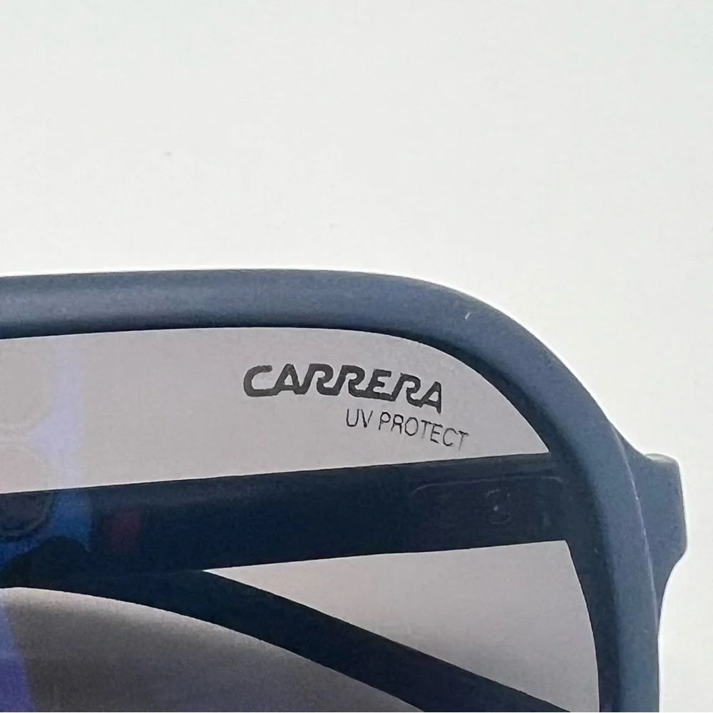 CARRERA NWOT 8035/S Carbon Fiber Blue‎ Sunglasses 61-14 Aviator UV Made in Italy